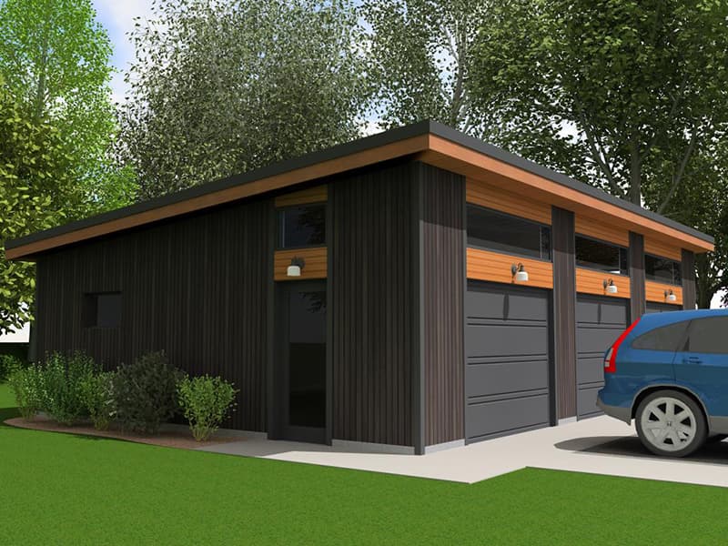 Exteriors designed in ArchiMaster 3D